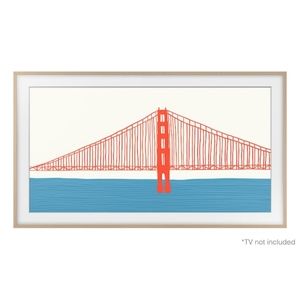 55" Modern Teak Frame for Samsung Frame TV